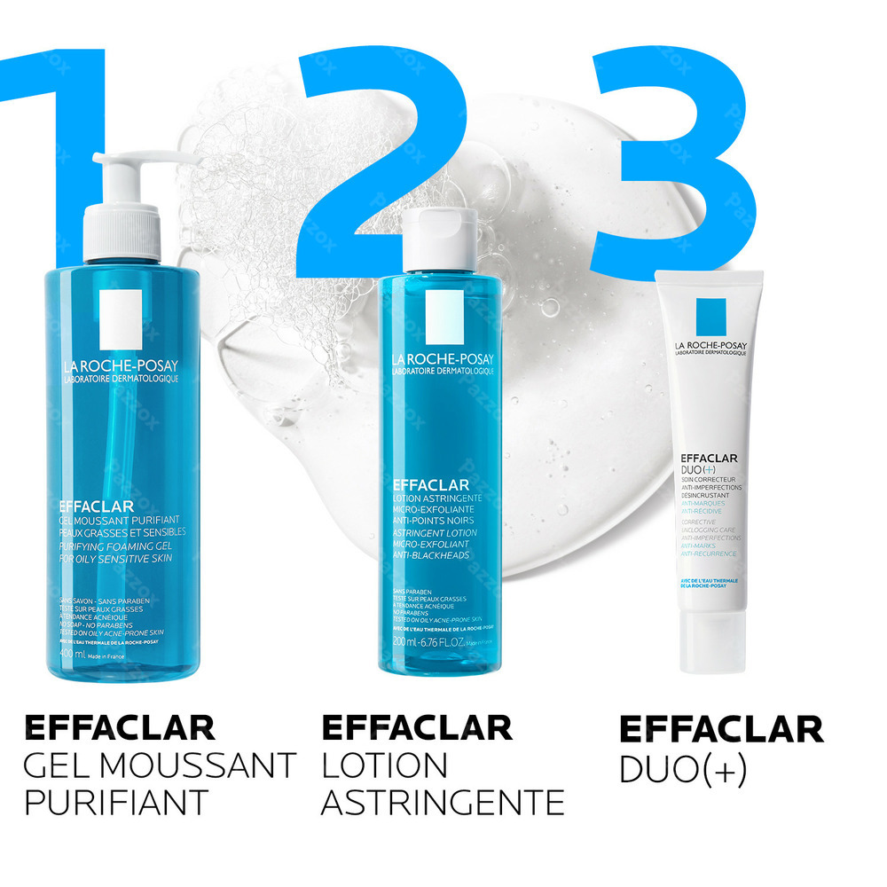 La Roche-Posay Effaclar +M Gel Moussant Purifiant 400ml