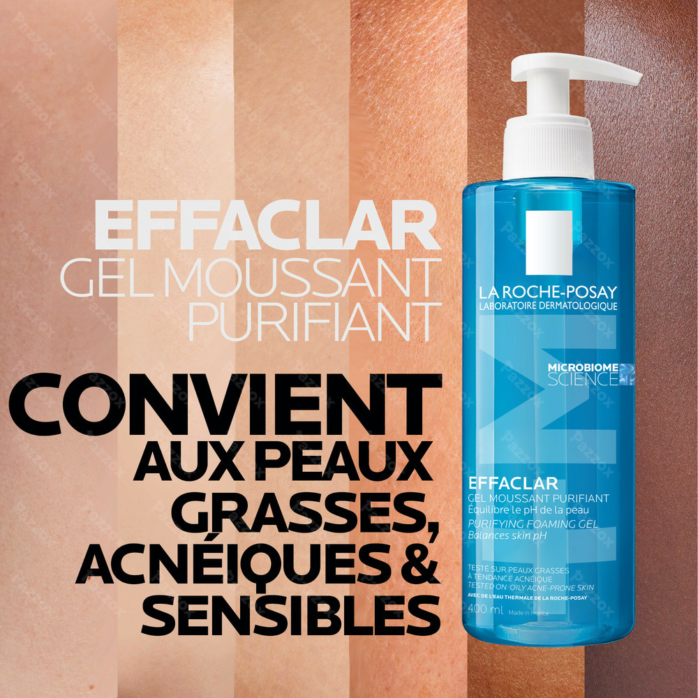 La Roche-Posay Effaclar +M Gel Moussant Purifiant 400ml