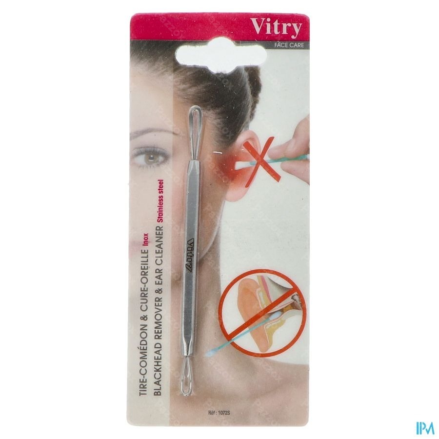 Vitry Tire-comedons Inox Double 1072s