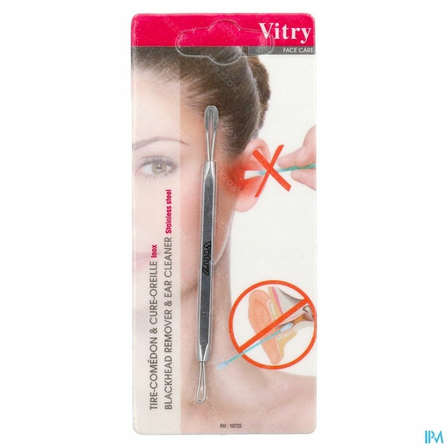Vitry Tire-comedons Inox Double 1072s