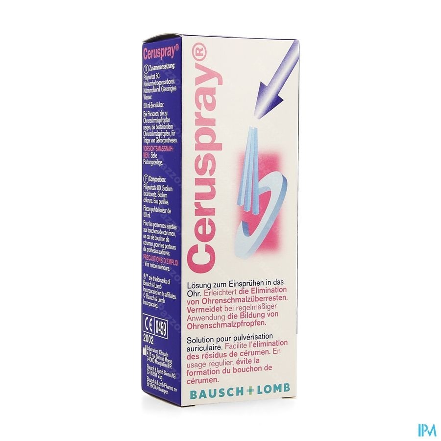 Ceruspray Solution Auriculaire 50ml
