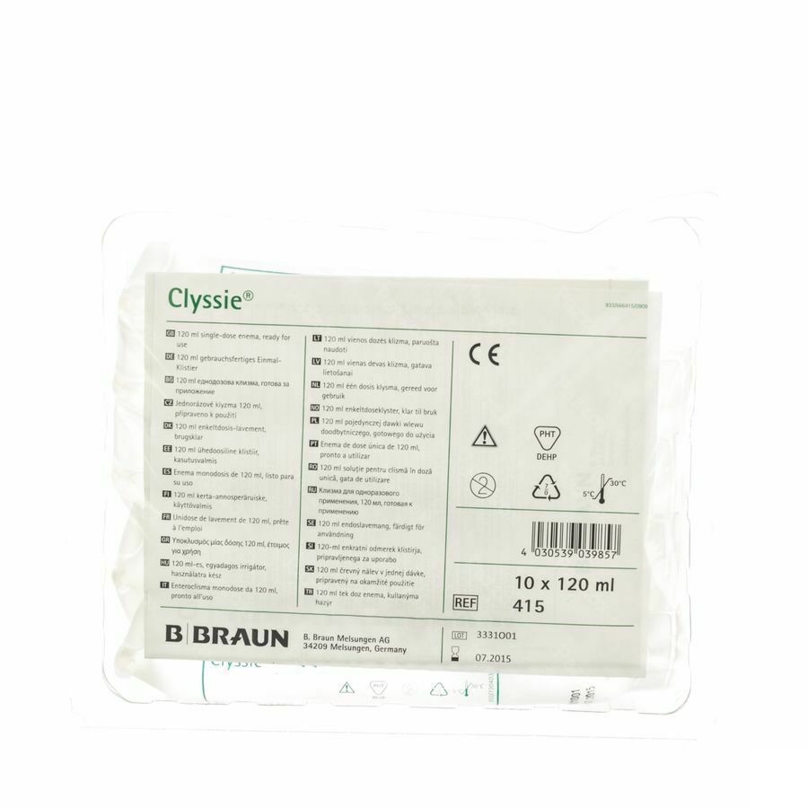Clyssie Lavement 10x120ml 415