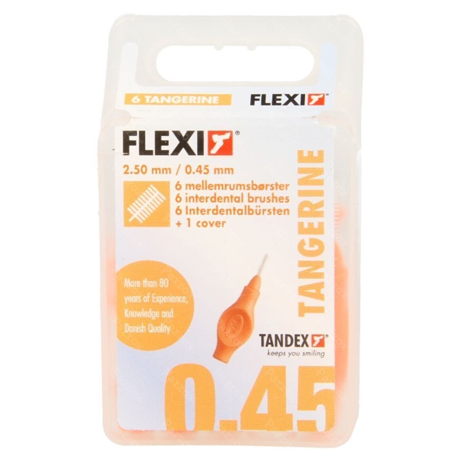 Flexi Orange Brossette Ultra Fine Interdentaire 6