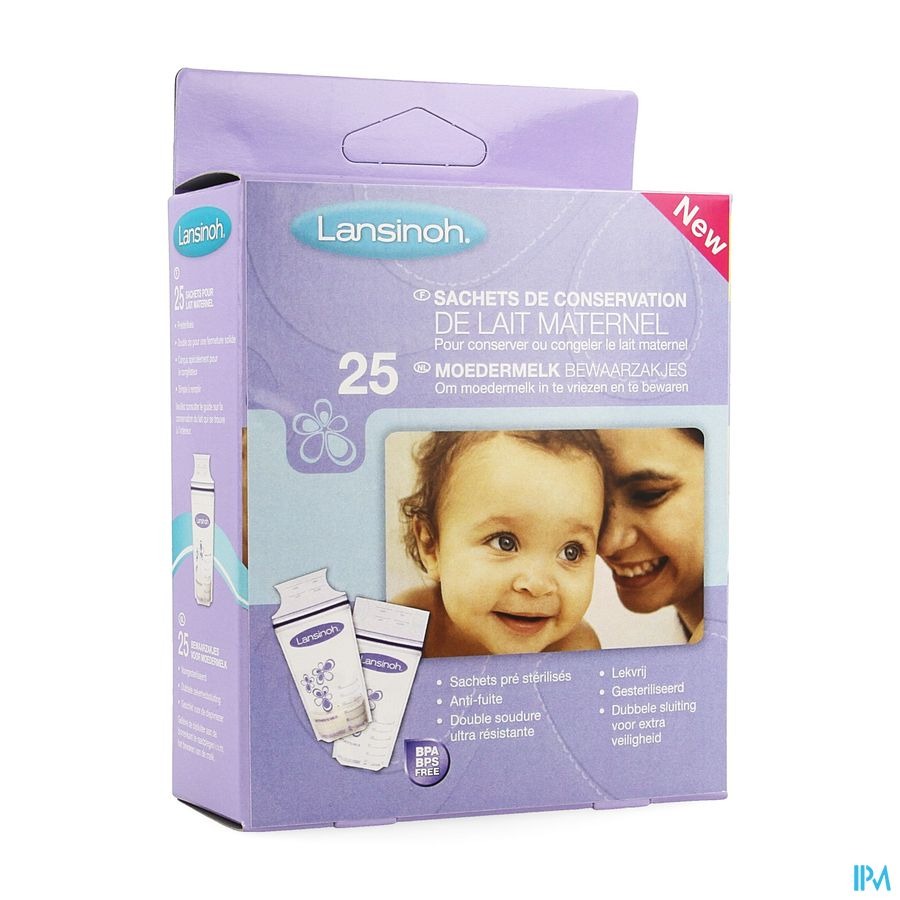 Lansinoh Sac Conservation Lait Maternel 25 99204