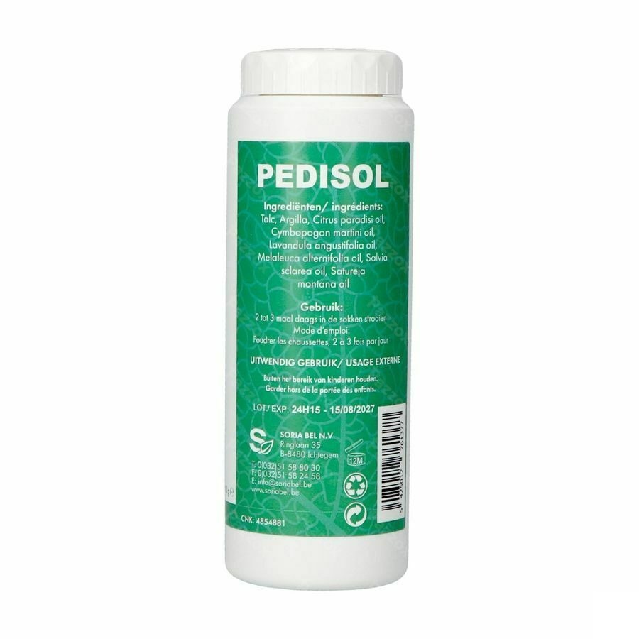 Soria Pedisol Pdr Pieds Poudreur 100g