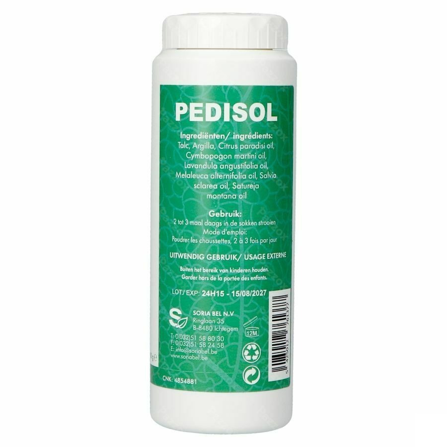 Soria Pedisol Pdr Pieds Poudreur 100g