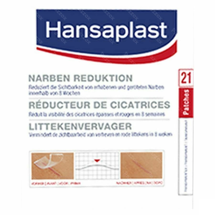 Hansaplast Med Reducteur Cicatrices Patch 21 02728