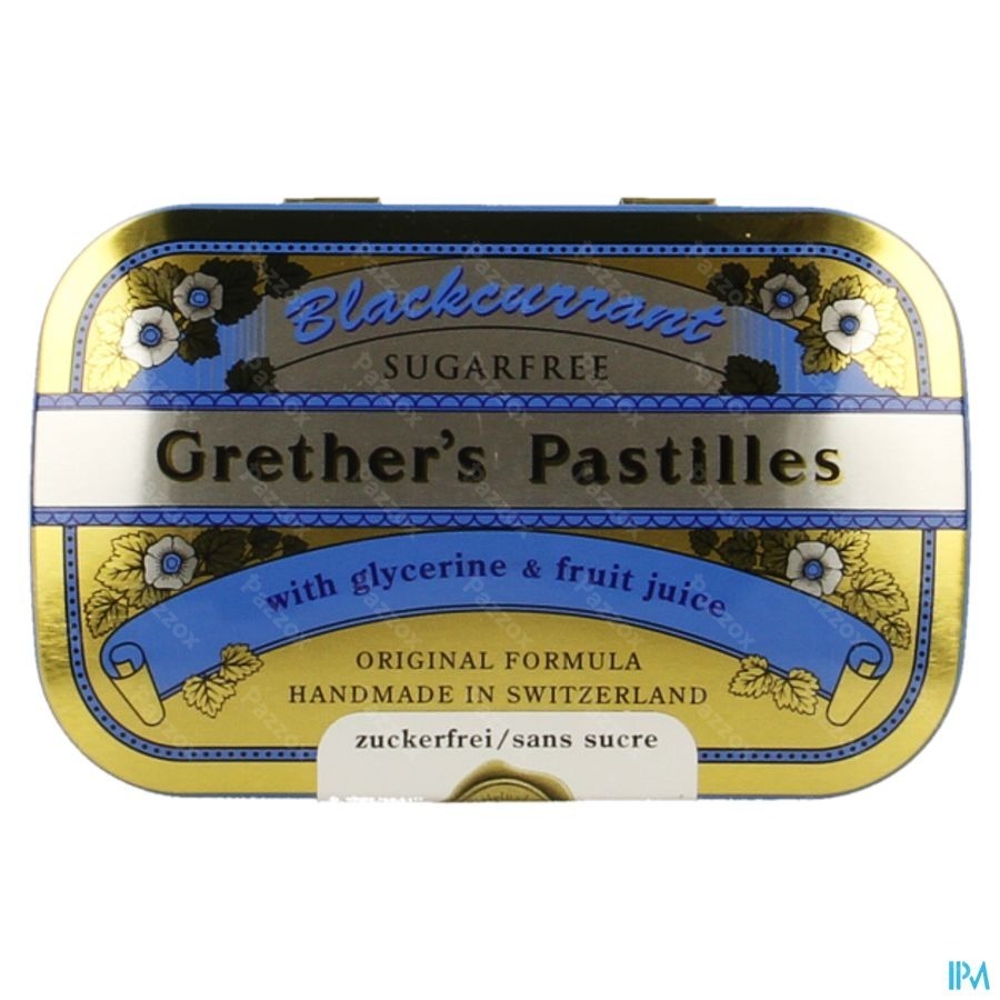 Grether's Pastilles Blackcurrant Ss Drag 60g