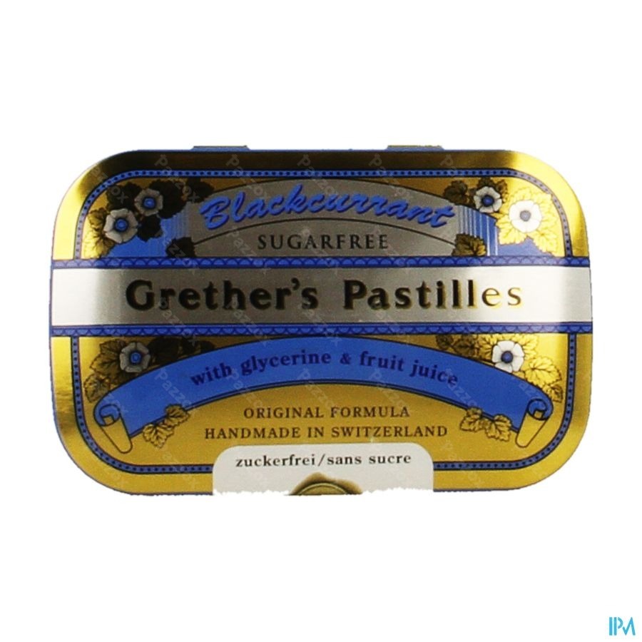 Grether's Pastilles Blackcurrant Ss Drag 60g