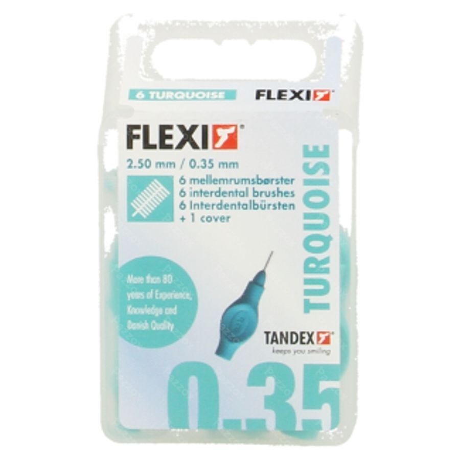 Flexi Turquoise Brossette Extra Micro Fine 6