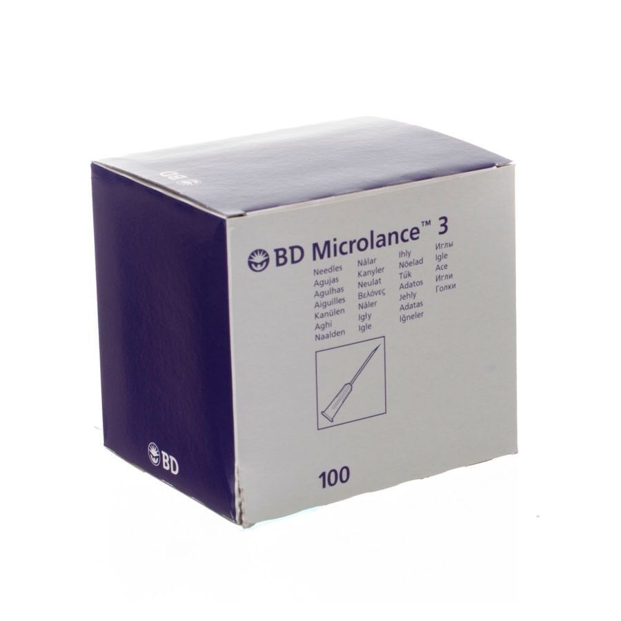 Bd Microlance 3 Aig. 19g 2 Rb 1,1x50mm Creme 100