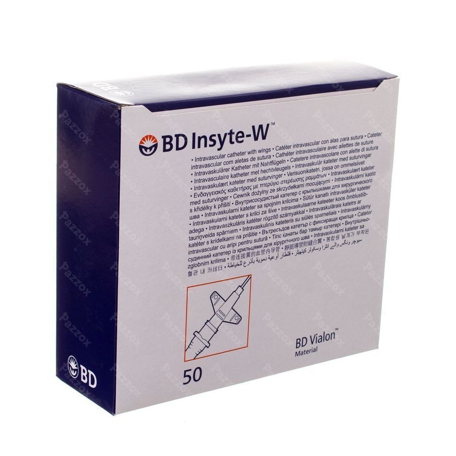 Bd Insyte-w Cath.iv 16g 2 1,7x45mm Gris 50 381357