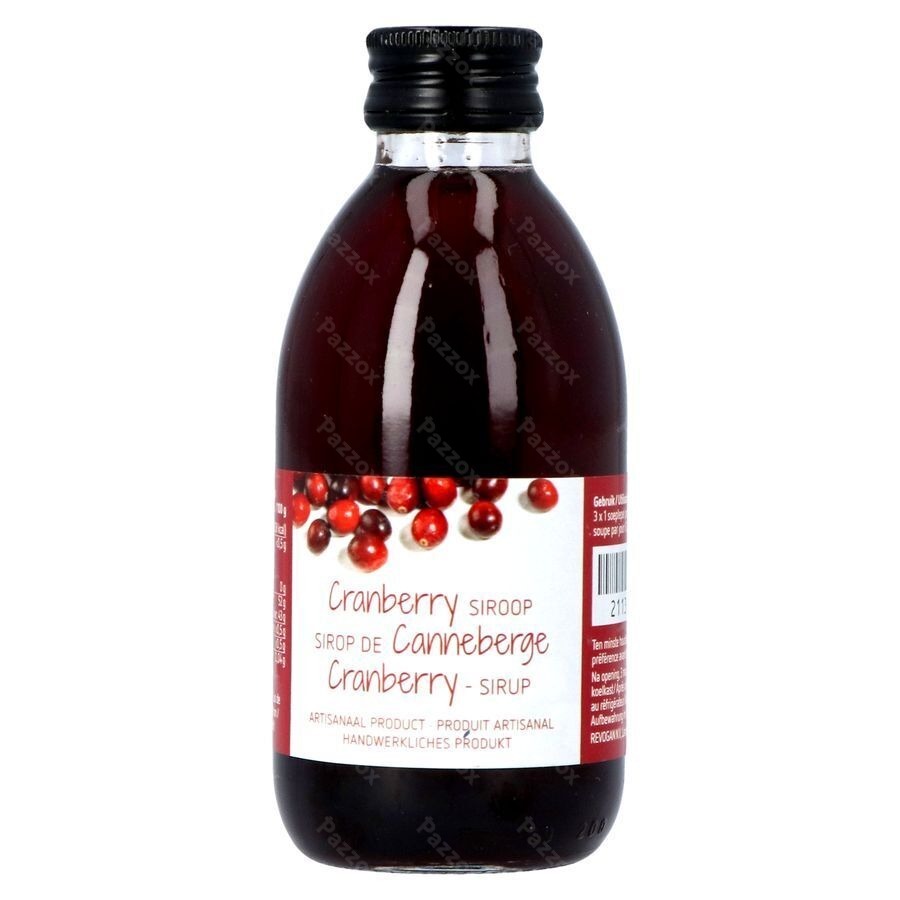 Sirop De Canneberges 200ml 5097 Revogan