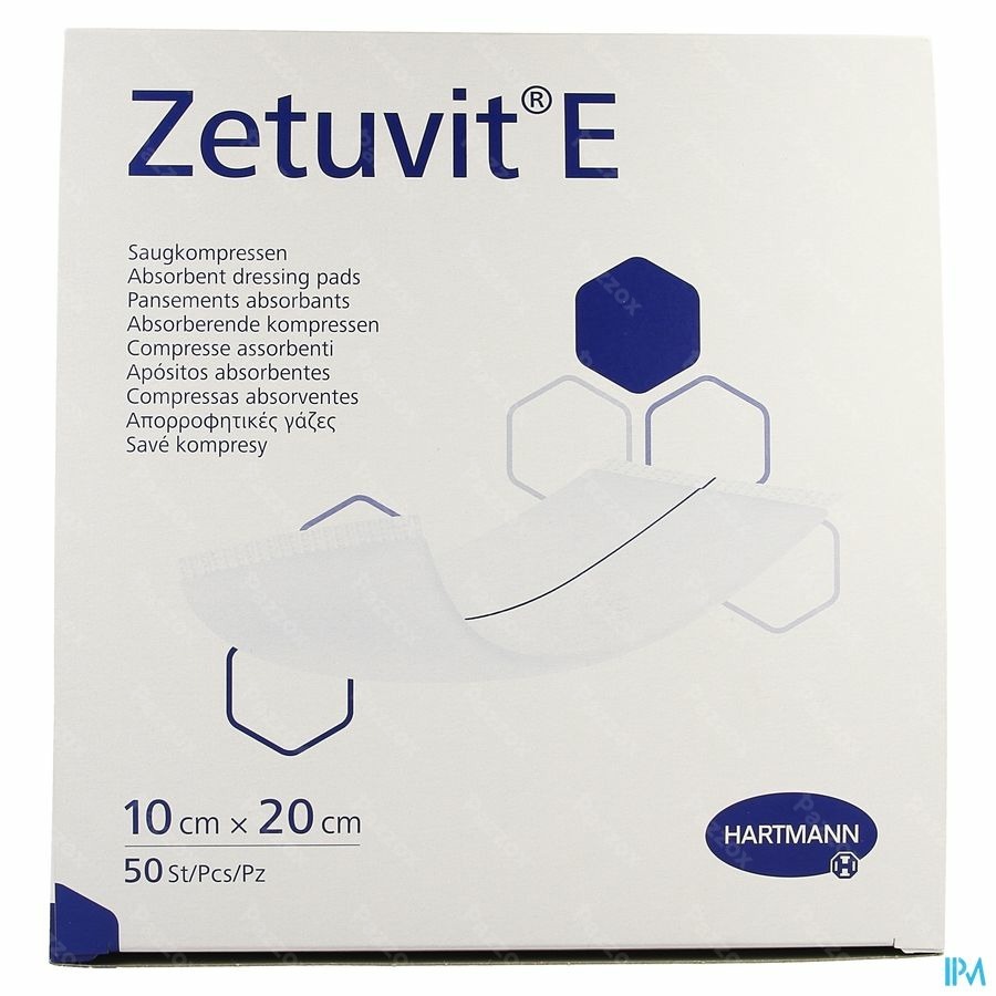 Zetuvit E 10x20cm Nst. 50 P/s