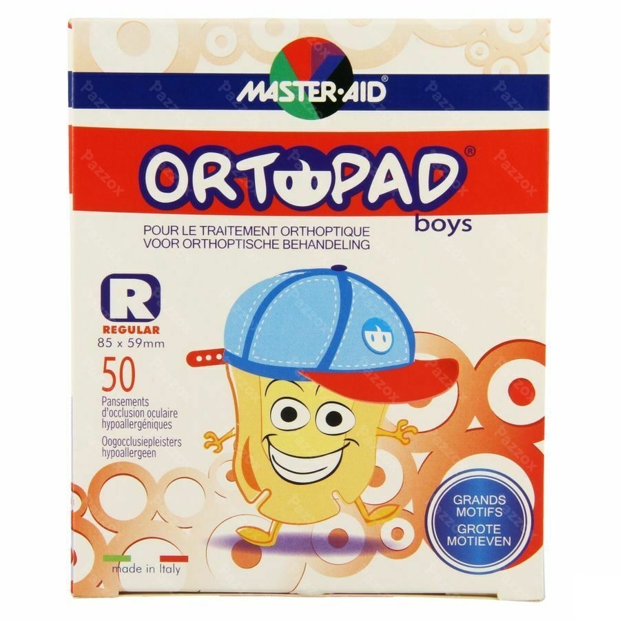 Ortopad Regular For Boys Compresse Ocul. 50 73324