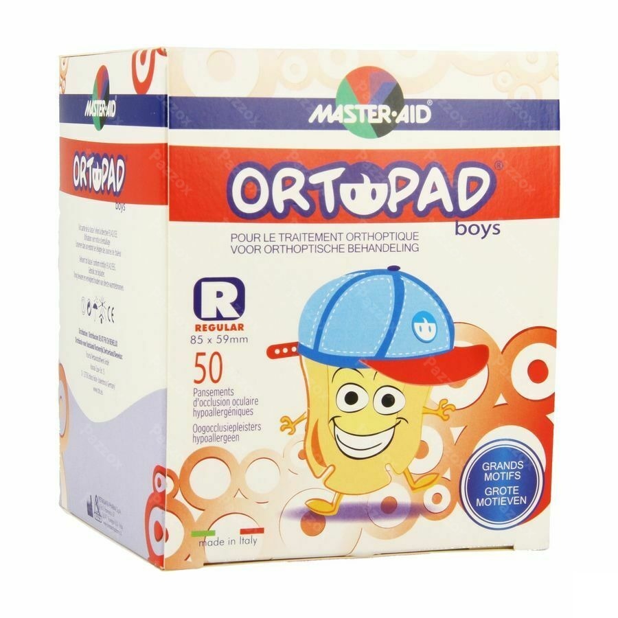 Ortopad Regular For Boys Compresse Ocul. 50 73324