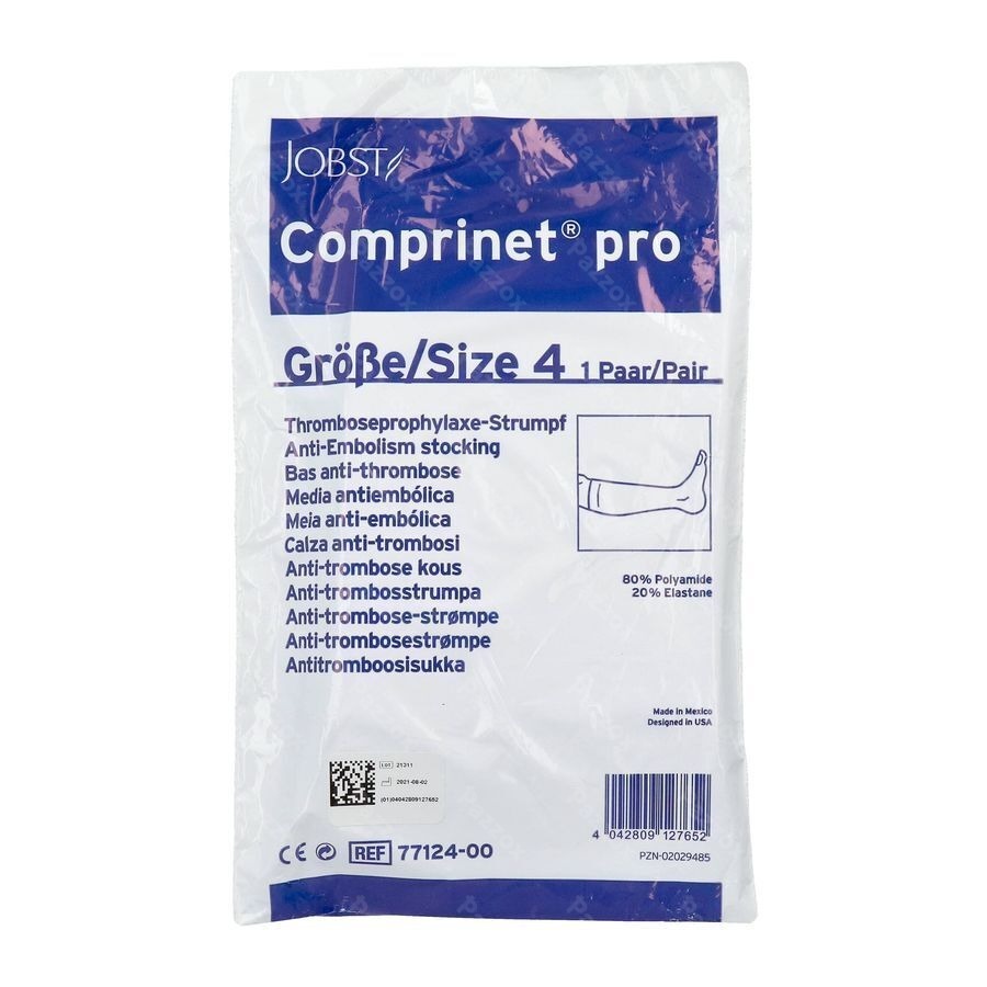 Comprinet Pro Knee Bas A/embolie T4 1paire 7712400