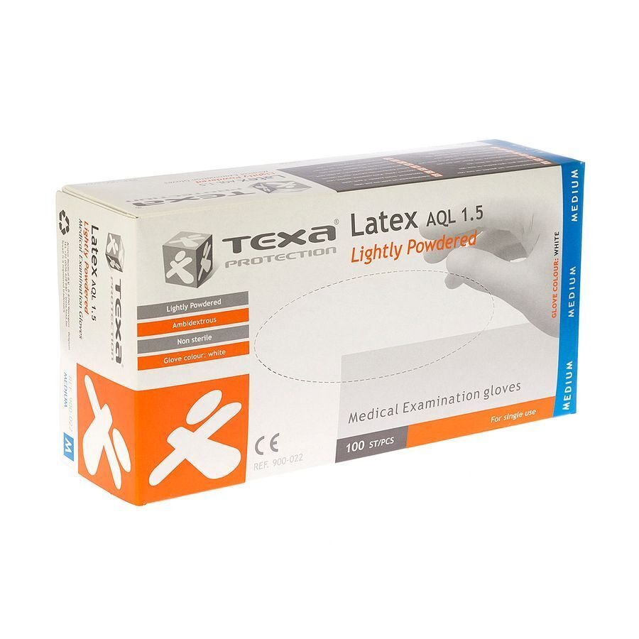 Cmt Gants Latex Blanc Lp M 100