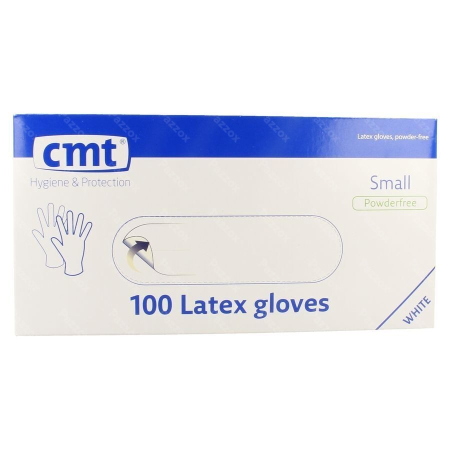 Cmt Gants Latex Blanc Pf S 100