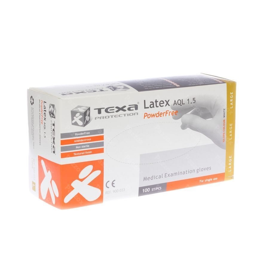 Cmt Gants Latex Blanc Pf l 100