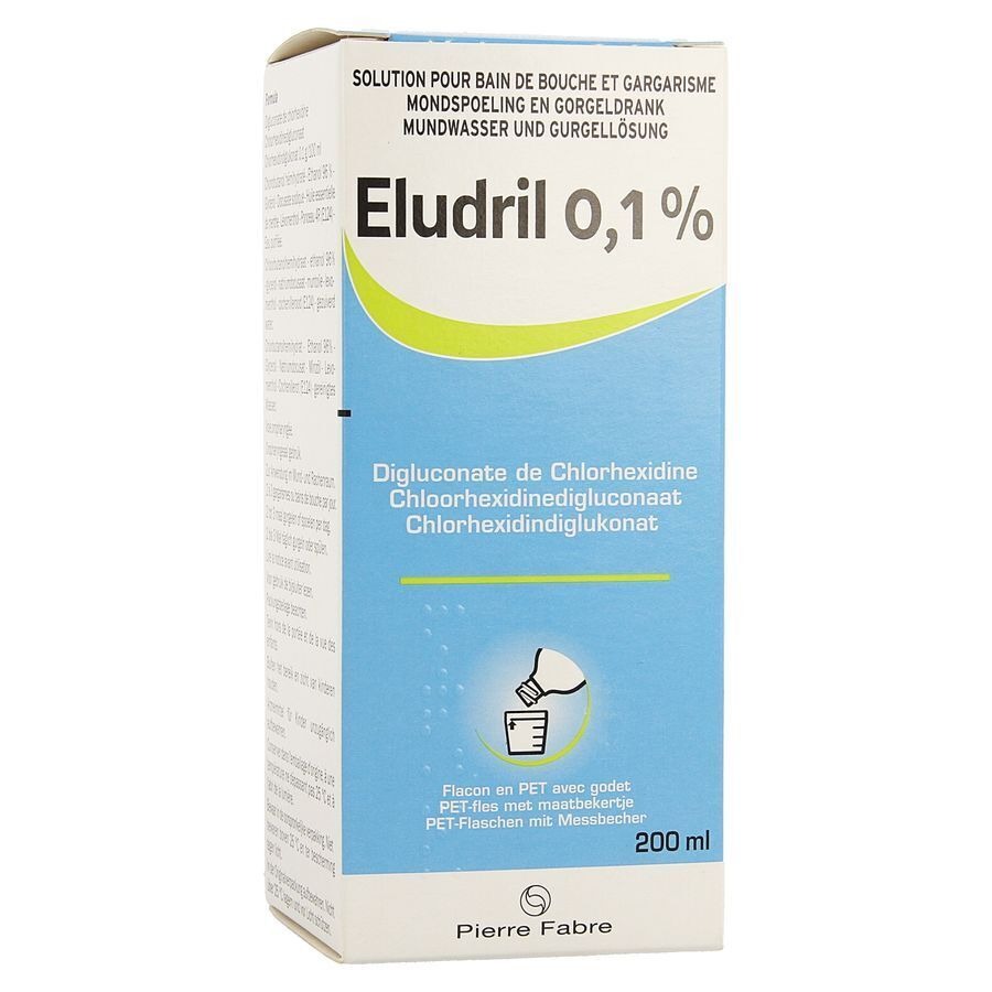Eludril 0,1% Sol Bain Bouche+gargar+doseur 200ml