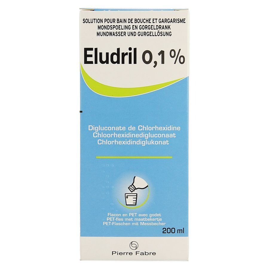 Eludril 0,1% Sol Bain Bouche+gargar+doseur 200ml