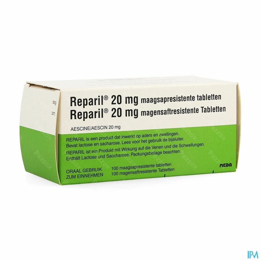 Reparil 20ml 100 Comprimés