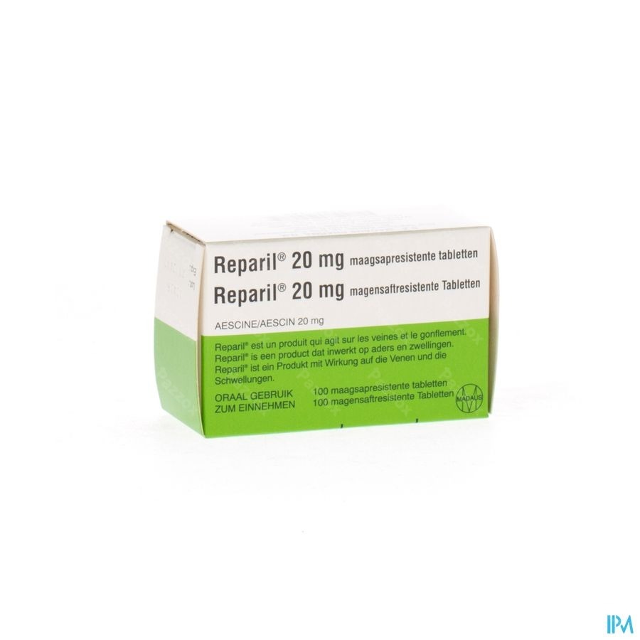 Reparil 20ml 100 Comprimés