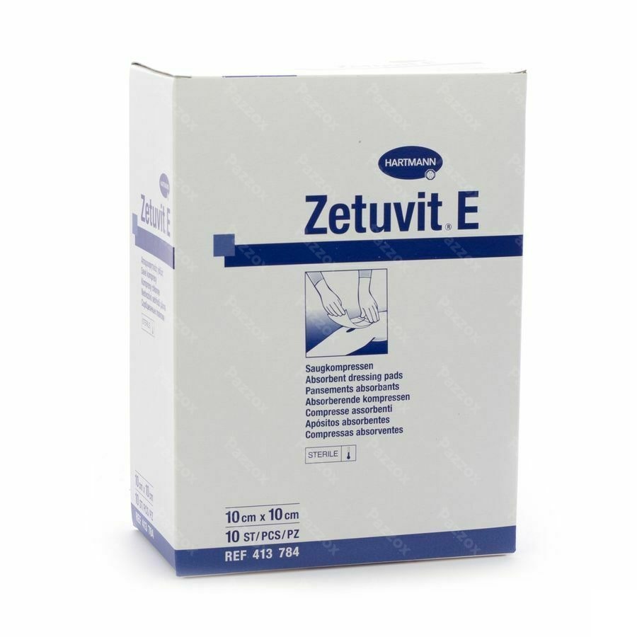 Zetuvit E 10x10cm St. 10 P/s