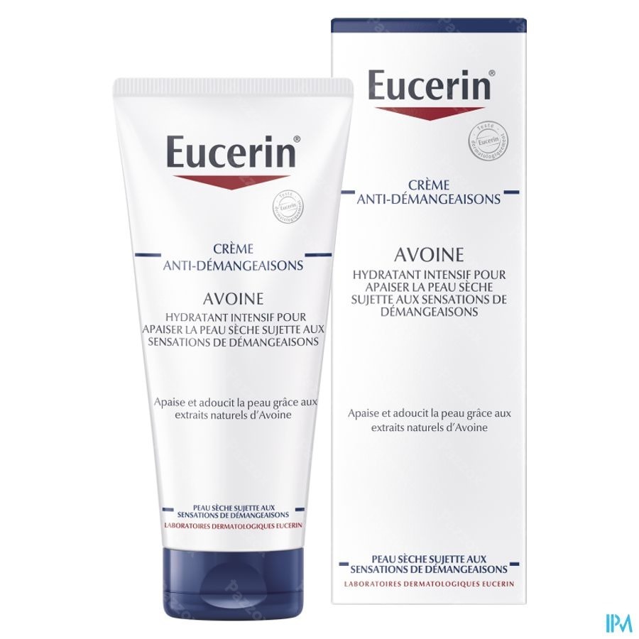 Eucerin Crème Anti-Démangeaisons Avoine Peau Sèche sujette aux Sensations de Démangeaisons 200ml