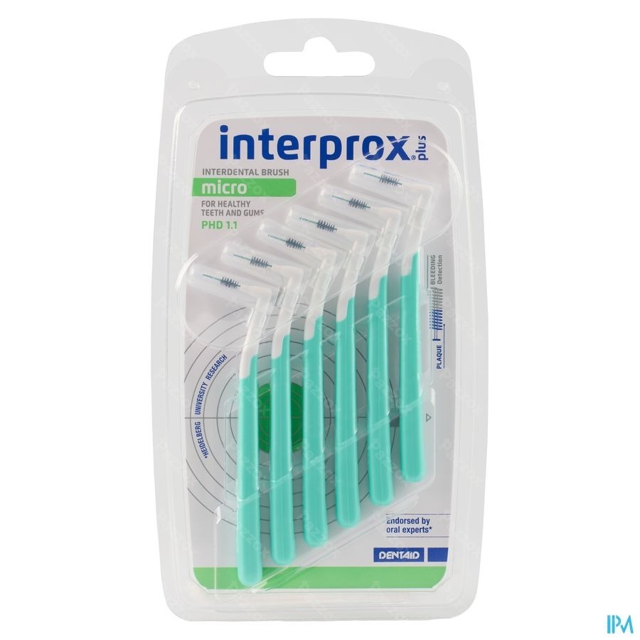 Interprox Plus Micro Verte PHD 1.1 6 Pièces