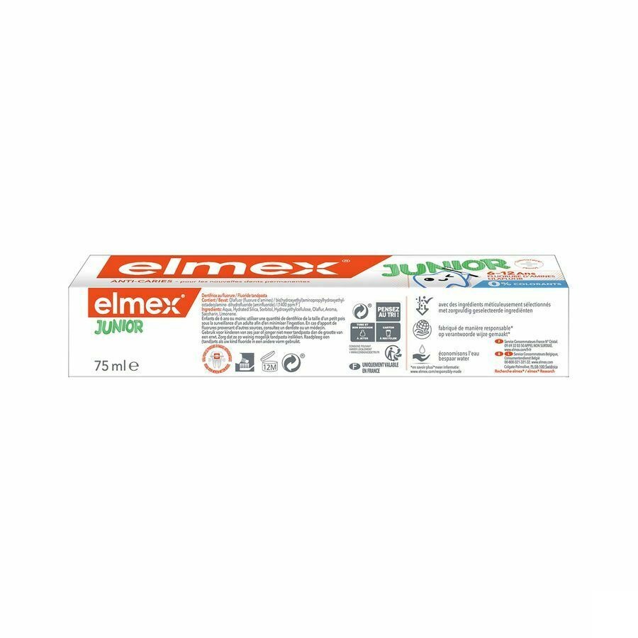 Dentifrice Elmex Junior Tube 75ml