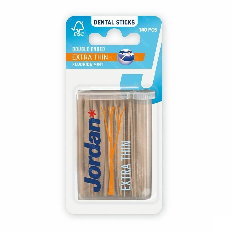Jordan Cure-dents Extra Fin Double Face 140