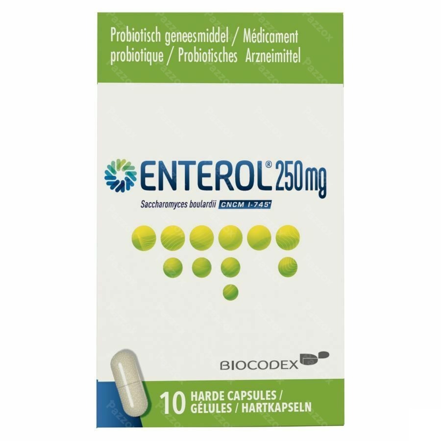 Enterol 250mg Caps Harde Dur 10 X 250mg