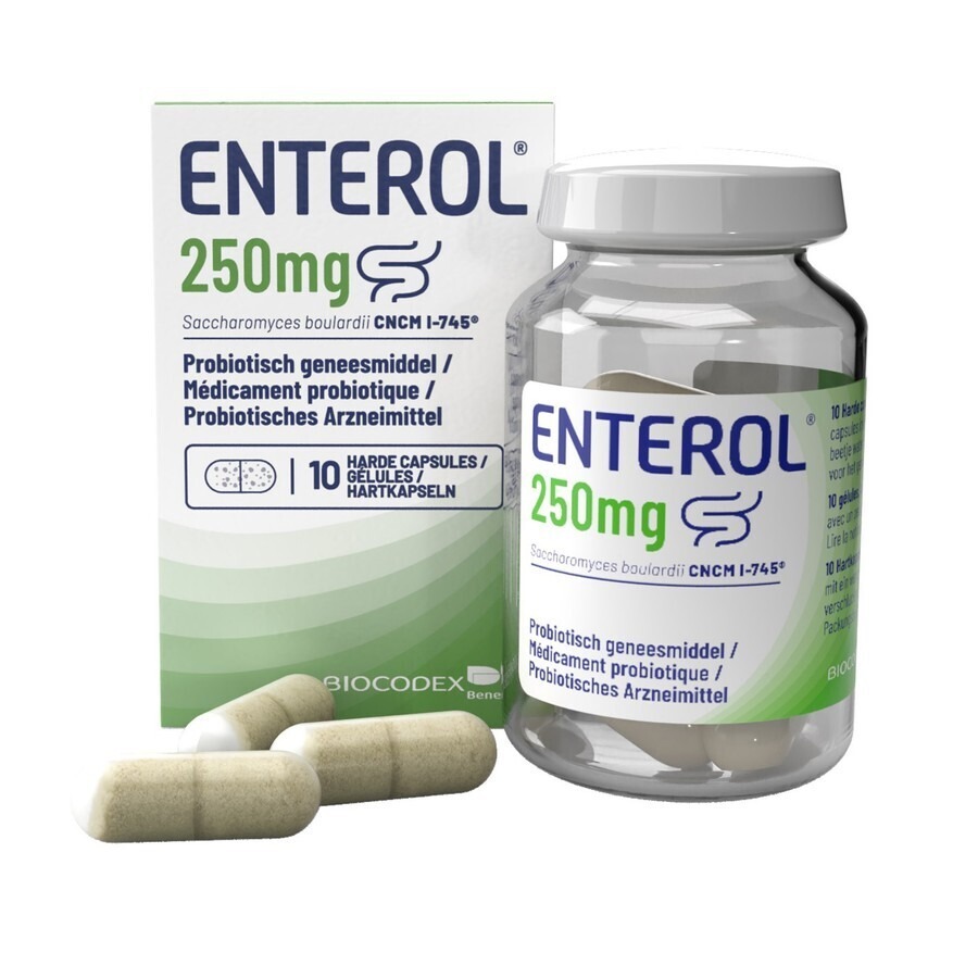 Enterol 250mg Caps Harde Dur 10 X 250mg