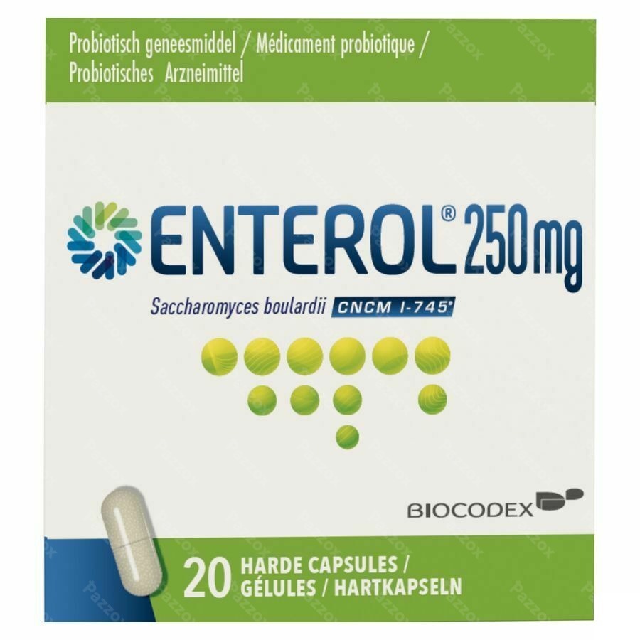 Enterol 250mg Caps Harde Dur 20 X 250mg