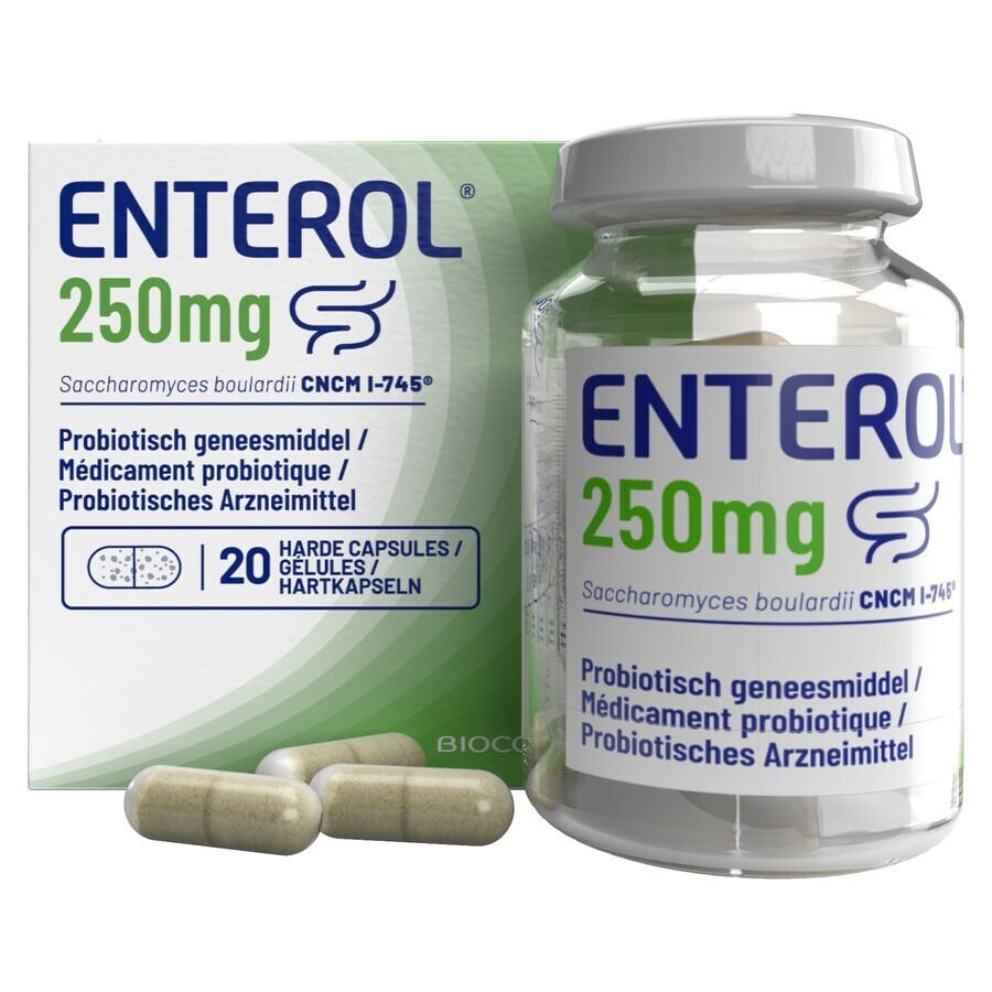 Enterol 250mg Caps Harde Dur 20 X 250mg