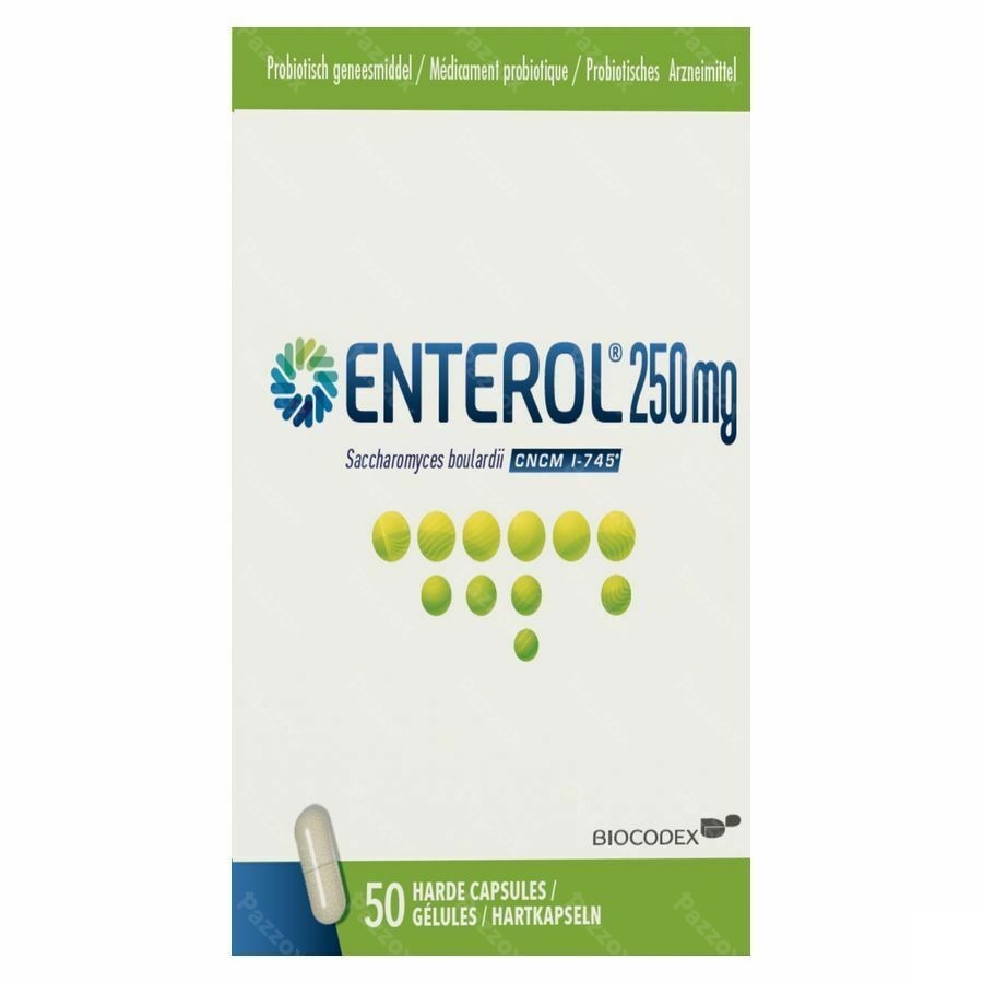 Enterol 250mg Caps Harde Dur 50 X 250mg