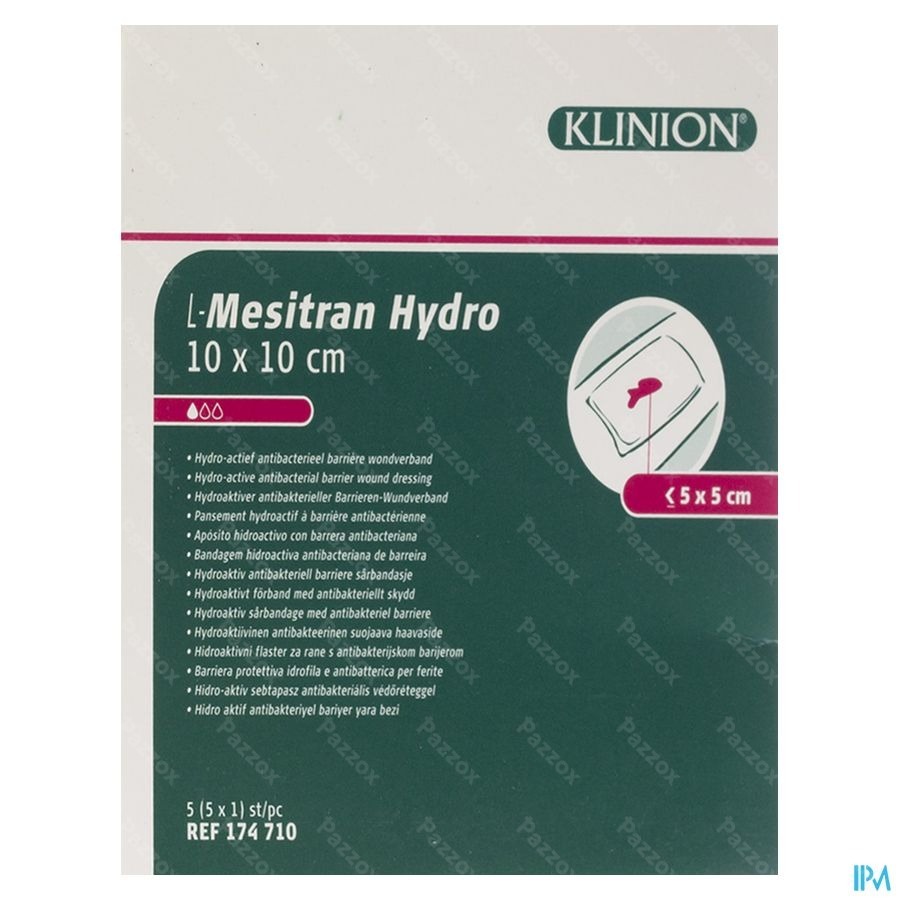 l-mesitran Compresse Hydro 10x10cm 5