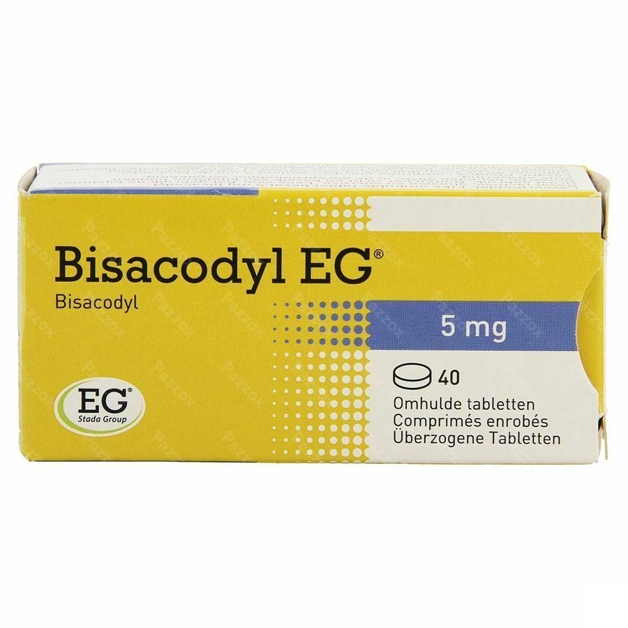 Bisacodyl EG  5Mg Comp Enrob 40 X 5Mg