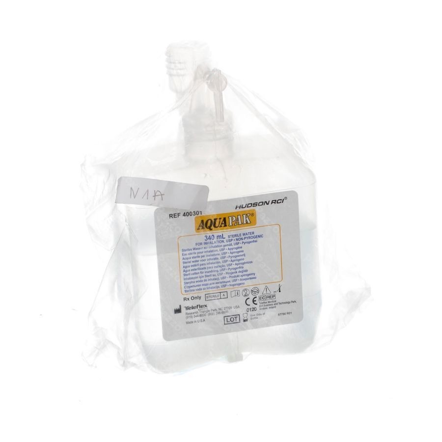Hudson Rci Aquapak Eau Distil. Sterile Seule 340ml