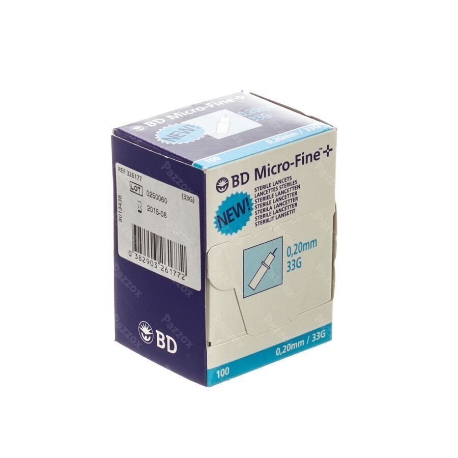 Bd Microfine+ Lancette 33g 100 326177