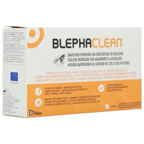 Blephaclean Lingette Nettoyante Impreg.paupiere 20