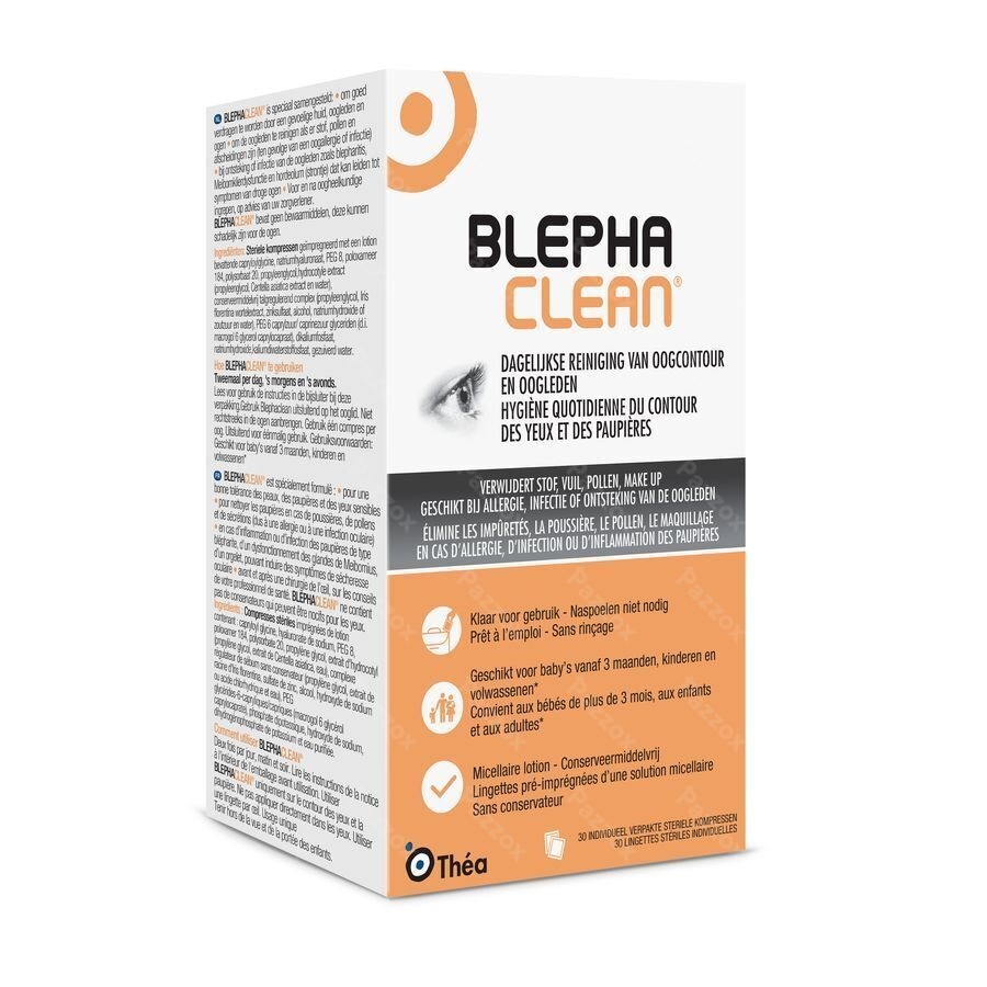 Blephaclean Lingette Nettoyante Impreg.paupiere 20