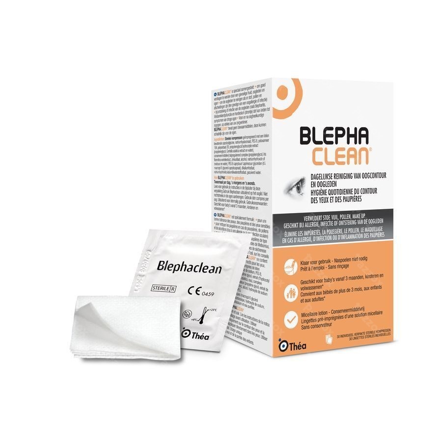 Blephaclean Lingette Nettoyante Impreg.paupiere 20