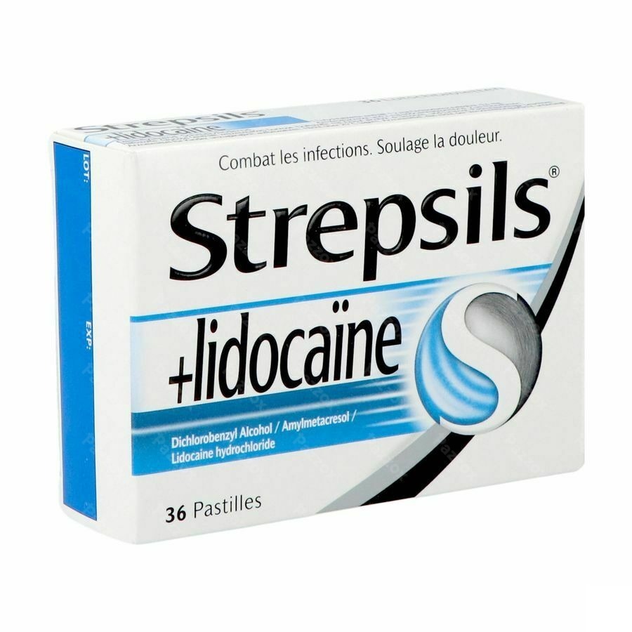 Strepsils + Lidocaine 36 Pastilles