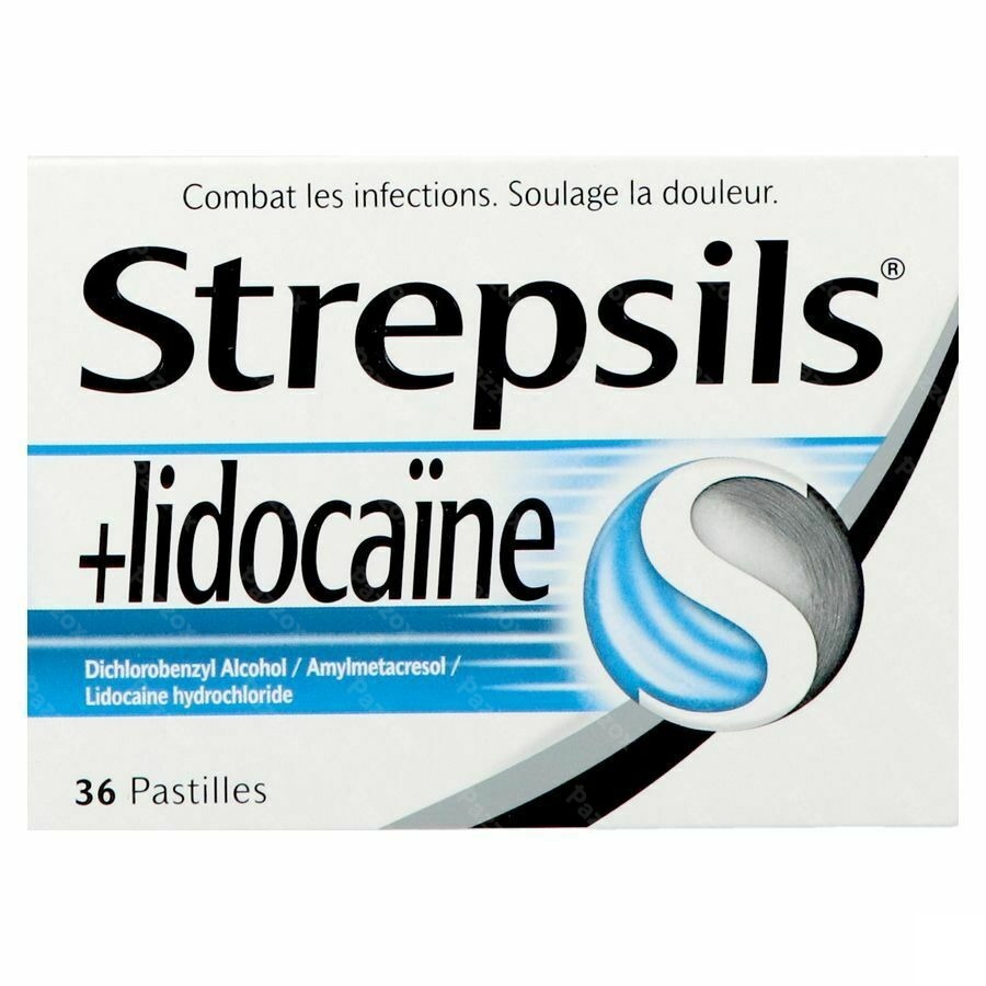 Strepsils + Lidocaine 36 Pastilles