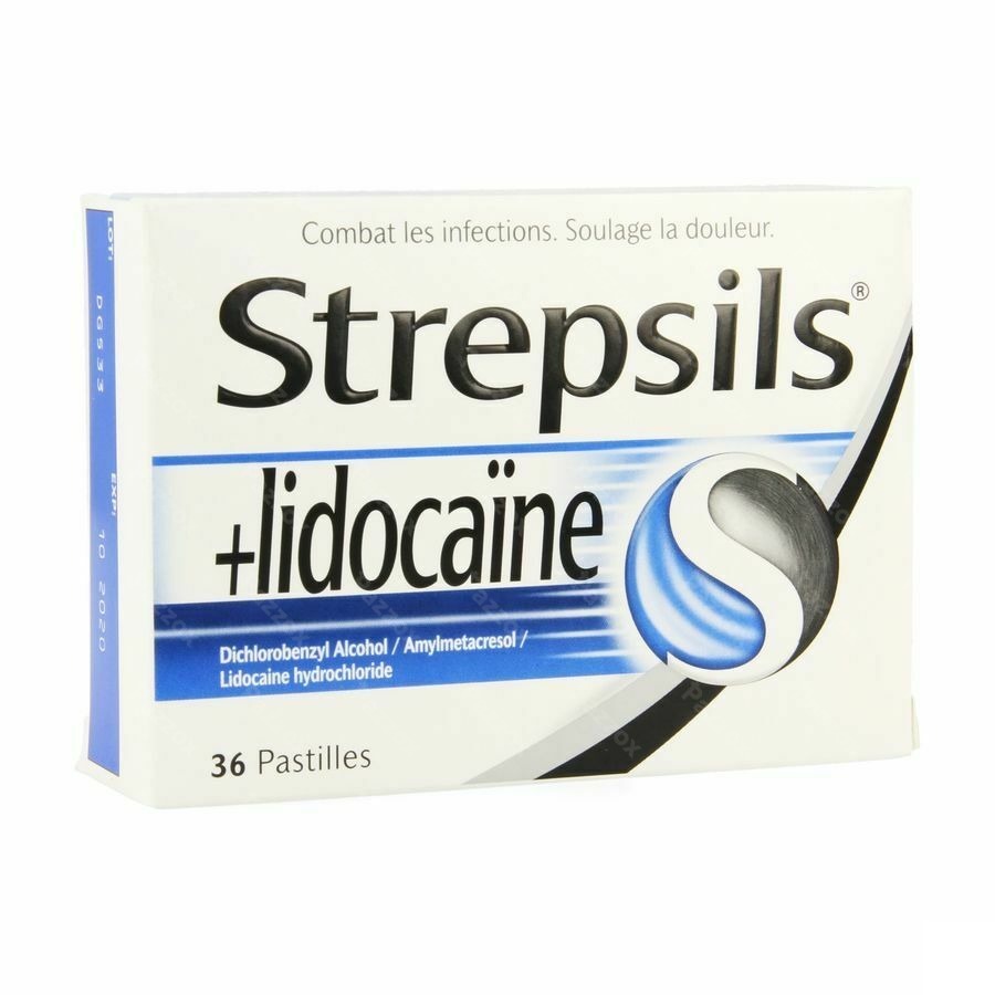 Strepsils + Lidocaine 36 Pastilles
