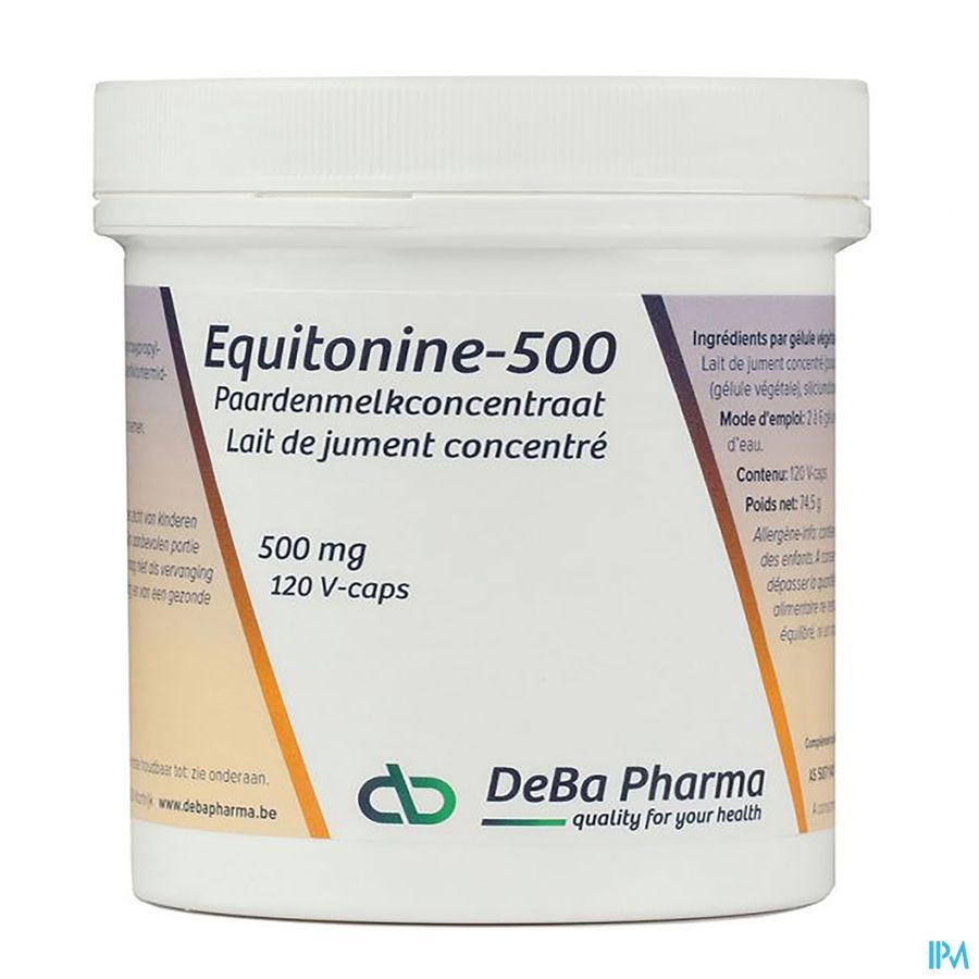 Equitonine V-caps 120x500mg Deba