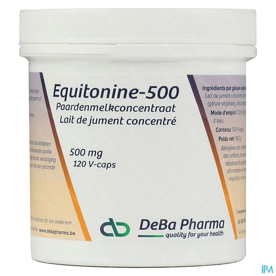 Equitonine V-caps 120x500mg Deba